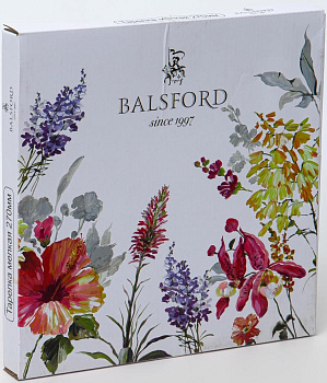 Тарелка обеденная 27см BALSFORD Акварельный Букет подарочная упаковка фарфор 000000000001204591