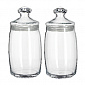 CESNI Набор банок для сыпучих продуктов 2шт 1,1л PASABAHCE стекло