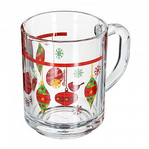 PUB Кружка 250мл НОВОГОДНИЕ ИГРУШКИ 55029 С T SL 000000000001133246