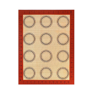 Коврик для выпечки и раскатки теста 40х30см силикон 000000000001219999