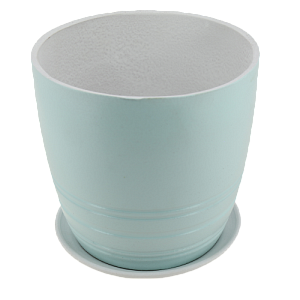 Горшок для цветов декоративный ПРЕСТИЖ мятный №1 4л керамика ГК 42 000000000001204121