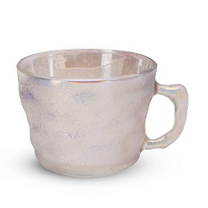 Кружка 400мл GARBO GLASS Лед для холодных напитков жемчужная стекло 000000000001217329