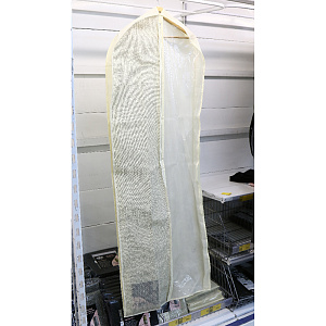 Чехол для одежды 160х60х10см ПОСУДА ЦЕНТР темно бежевый полиэстер 000000000001187230