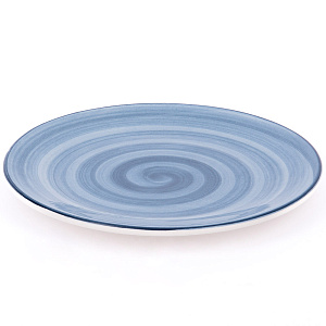 Тарелка десертная 19см CERA TALE Blue Round керамика глазурованная 000000000001210886
