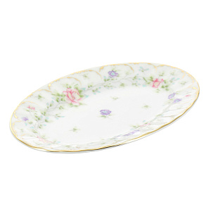 Овальное блюдо Сакура Porcelaine Czech Gold Hand s.r.o., 26 см 000000000001136082