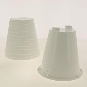 Кашпо Валенсия 2л D15,5 H16 белый 000000000001185584