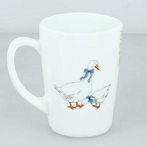 Кружка 350мл FARFORELLE Гуси стеклокерамика 000000000001214055