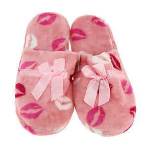 Тапочки домашние женские, розовые, 40-41р 000000000001174387