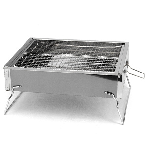 Мангал 35х29х15см нержавеющая сталь 000000000001218529