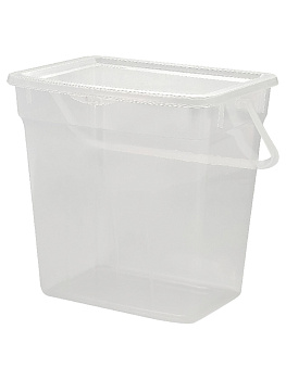 Ведро для стирального порошка 10л натуральный PT9059НАТ-10РS 000000000001015039