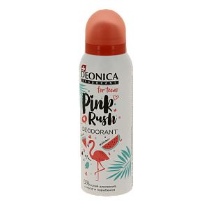 DEONICA FOR TEENS ДЕЗОДАРАНТ для детей  и  подростков 8+  Pink Rush 125мл,4600104037887 000000000001193014