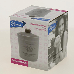 Банка для сыпучих продуктов 650мл Кантри китчен Доломит M56088 000000000001195623