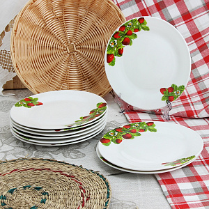 ЗЕМЛЯНИКА Тарелка десертная 18см M39003 000000000001114467