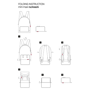 Складной рюкзак Mini maxi ruby dots Reisenthel 000000000001123234