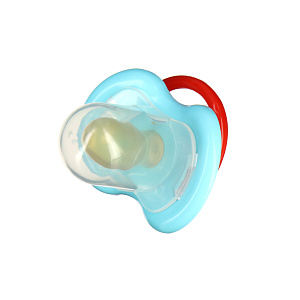 Соска-Пустышка Веселые животные Lubby, от 0 месяцев, латекс 000000000001135433