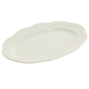 Блюдо овальное 25см TULU PORSELEN BUSRA белый фарфор 000000000001208260