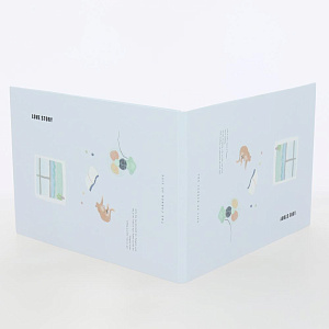 Зеркало косметическое 10,5х16,5см стекло/картон 000000000001209153