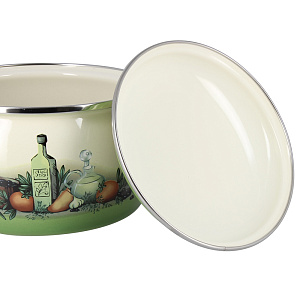 Кастрюля 2,2л Тоскана металлическая крышка 2458 000000000001122172