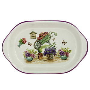 Блюдо-шубница Прованс Agness, 28х17.5х4.5 см, керамика 000000000001163122