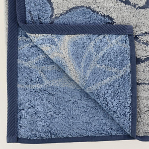 Полотенце 50х90см CLEANELLY BASIC Лобэлия махровое плотность 460гр/м пестроткань 100% хлопок ПЦ2602-4436 000000000001201424