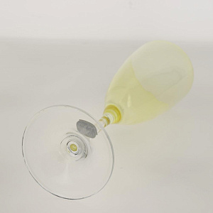 BOHEMIA Cristal   Кейт  Н-р 2  бокалы  д/шам 220мл жел72148 000000000001172613