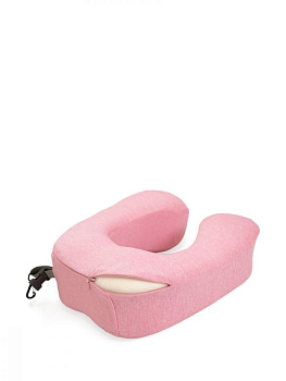 Подушка для путешествий DE'NASTIA 27х24x10см MEMORY (с эффектом памяти) розовый T600045 000000000001200006