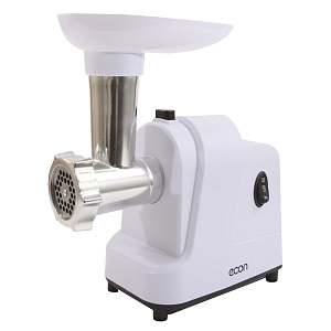 Мясорубка ECON производительность 1,8 Кг/мин 1600 Вт белый пластик 000000000001212407