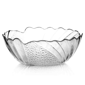 PAPILLION Салатник 23см PASABAHCE F&D рельефная форма стекло 000000000001210244