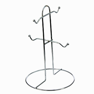 Набор кружек на подставке Золотые Завитки Matissa, 300мл, 4 шт. 000000000001073923