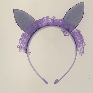 Маскарадный ободок Фиолетовый (полиэстер, ПВХ) / 19х1х19см арт.78180 000000000001179764