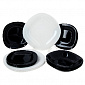 КАРИН BLACK&WHITE Набор столовой посуды 18 предметов LUMINARC L9017/N4664