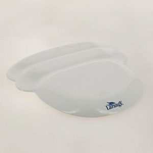 Тарелка 23,3х23см LARANGE Классический омлет с сосисками фарфор 000000000001204451