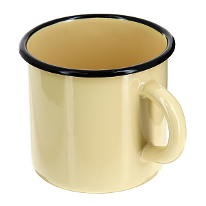 Кружка 400мл СТАЛЬЭМАЛЬ без деколи эмалированная сталь 000000000001004214