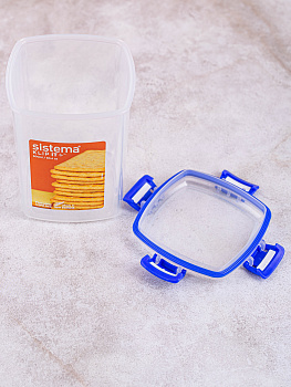 Контейнер 900мл SISTEMA для хранения печенья и других сухих и продуктов. Усиленный силиконовый уплотнитель.Можно мыть в посудомоечной машине. 881332 000000000001204675