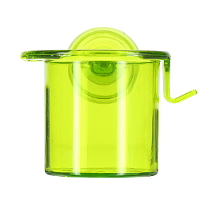 Стакан для умывальных принадлежностей на присоске Мультидом, пластик 000000000001126919