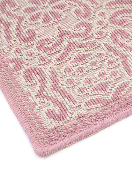 Коврик универсальный УЗОР2 50х80см, 100%хб розовый, Турция M000077 000000000001199800