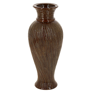 Ваза кокетка коричневая 26 см ввр-16973 000000000001192004