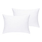 Наволочки 50x70см 2шт DE'NASTIA белый сатин NEW хлопок 100%