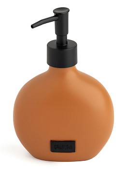 Диспенсер для жидкого мыла DE'NASTIA Джинс эффек коричневый полирезина 000000000001214358