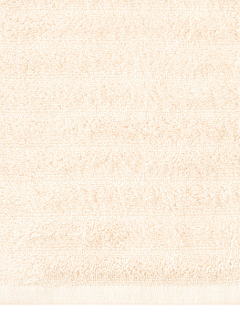 Полотенце махровое 100x150см DE'NASTIA Узкая Волна 500гр молочный хлопок 000000000001211692