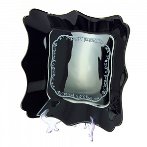 Столовый набор Authentic Silver Black Luminarc, 19 предметов 000000000001096154