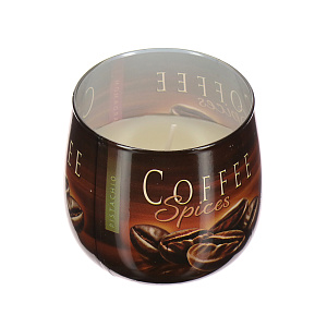 Ароматизированная свеча в стакане Кофе спайс Bartek, 80?75 см 000000000001144969