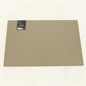 Салфетка серв DeNASTIA Двусторонняя, 45x32 прямоугольник, ПВХ, бежевый/молоко E000351 000000000001207466