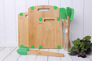 Кулинарная кисточка Bravo, 30х3.5 см, силикон, бамбук 000000000001153113