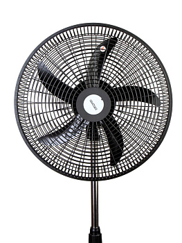 Вентилятор напольный125х46см220В 55Вт 3скорости режим поворота регулировка наклона регулировка высоты черный пластик/железо с гальваническим покрытием 000000000001227266