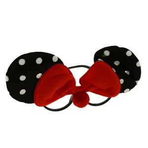 Карнавальные очки Бантик красный из пластика (полиэстер, поливинилхлорид) / 21,5х11,5х4см арт.80992 000000000001191315