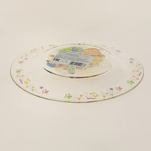 Тарелка 19,5см ND PLAY 44 Котенка матовая стекло 000000000001193222