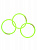 Светящийся браслет Зеленый одинарный браслет с химическим источником света (полипропилен, стеклянная капсула с люмисцентной жидкость 000000000001191267