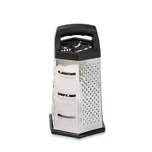 Терка 6-и гранная 24х13х13см нержавеющая сталь/пластик 000000000001224395