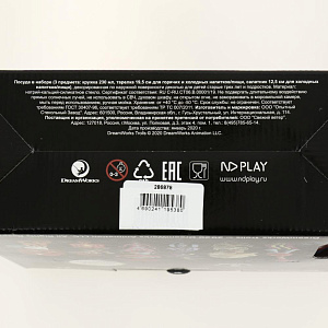 Набор детской посуды 3 предмета ND PLAY Рок Тролли 2 стекло 000000000001197734